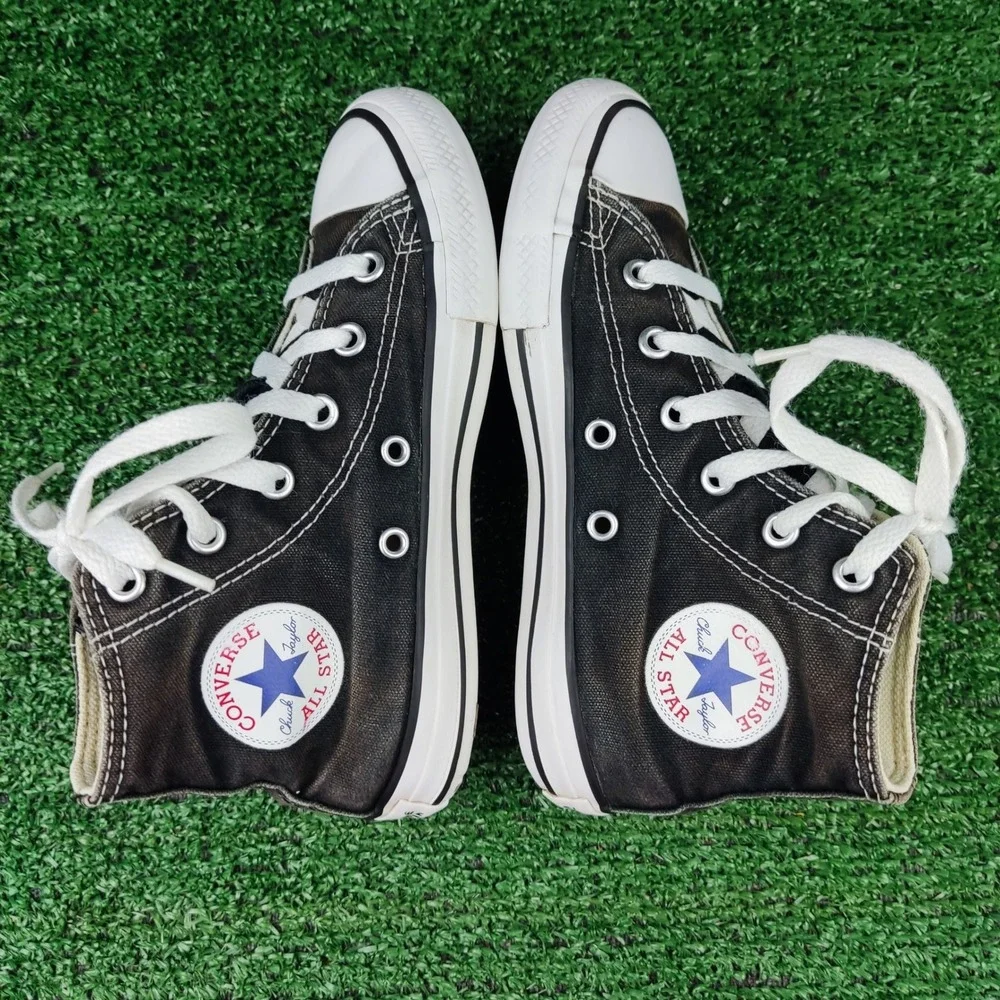 Converse Sneakers Youth 13 Black Chuck Taylor All‎ Star High Top Faded Canvas